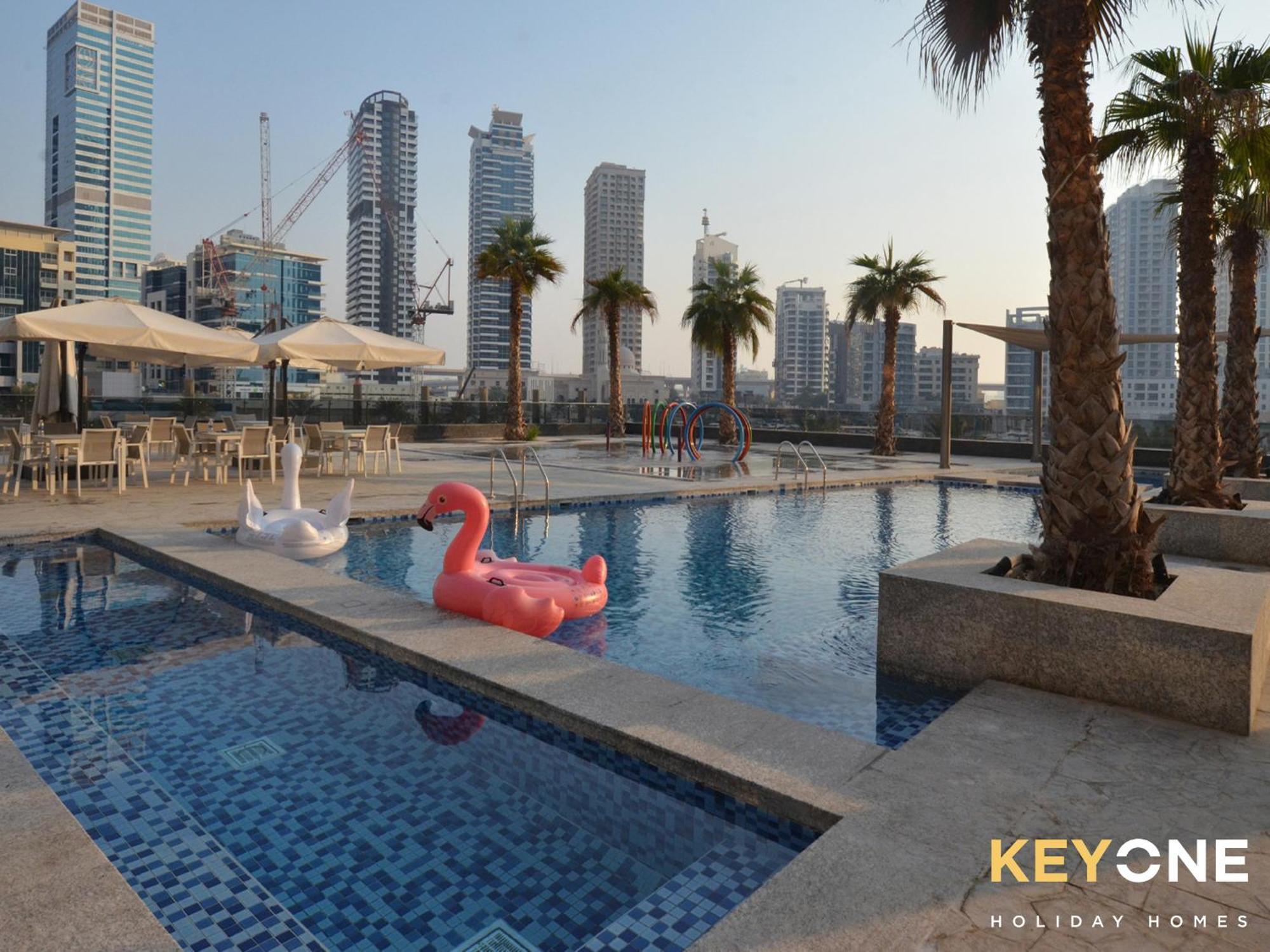 Sophisticated One Bedroom With Full Marina View Dubái Exterior foto
